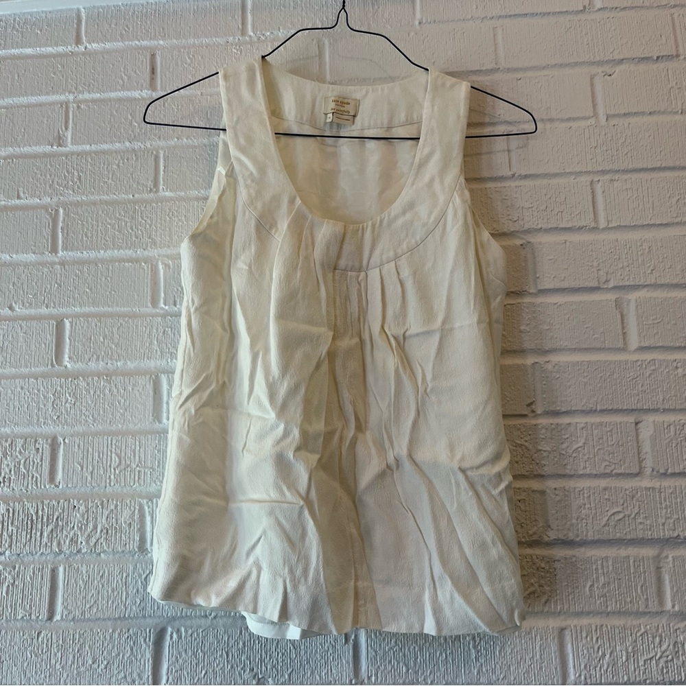 Kate Spade Off White Tank Blouse